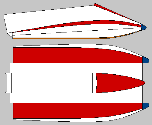 bottom, deck and profile